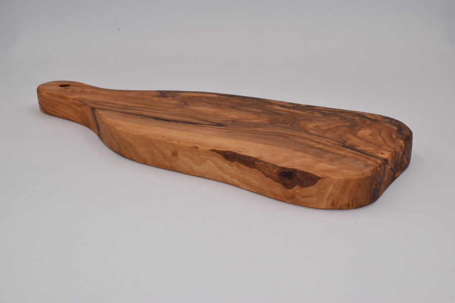 Mini chopping board with olive wood handle