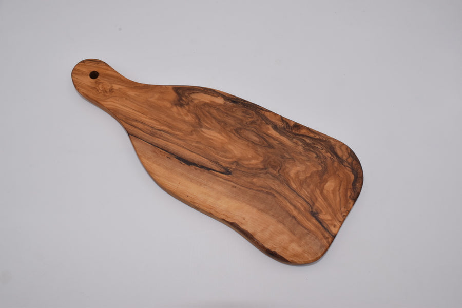 Mini chopping board with olive wood handle