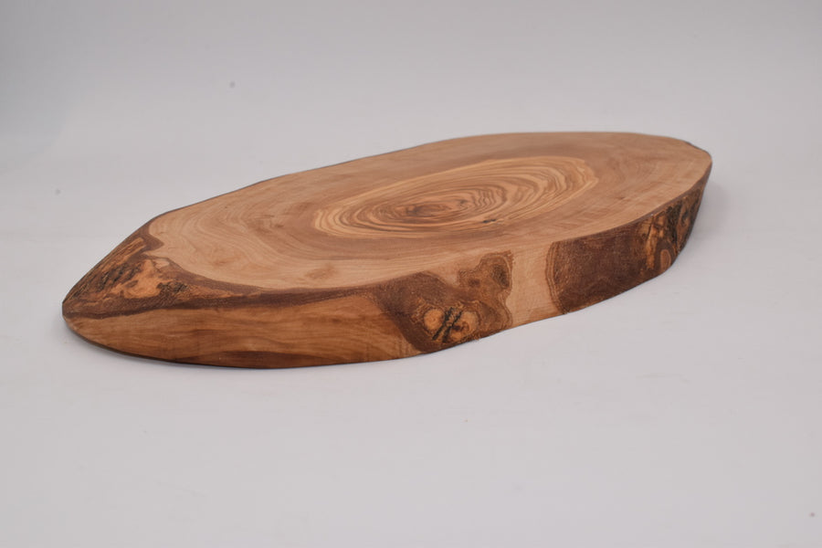 Rustic chopping board without medium olive wood handle