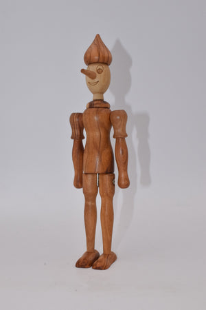 Pinocchio in legno d'ulivo