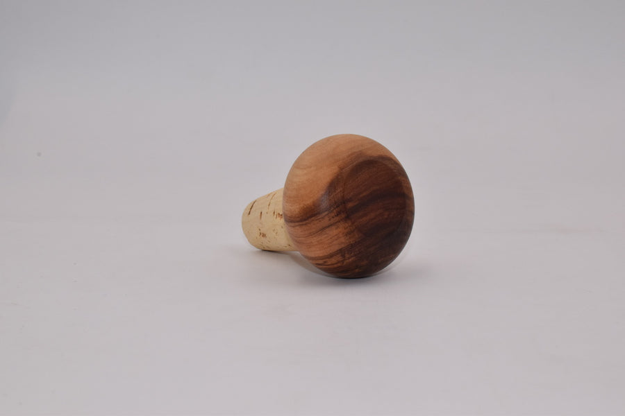 Tappo a pomello in legno d'ulivo